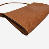BRUN EPI LÆDER POCHETTE ACCESSOIRES