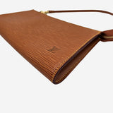 BRUN EPI LÆDER POCHETTE ACCESSOIRES