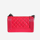 PINK/KORAL SMALL PATENT BOY