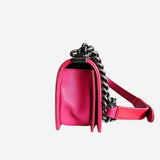 PINK/KORAL SMALL PATENT BOY