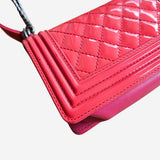 PINK/KORAL SMALL PATENT BOY