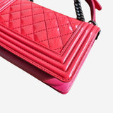 PINK/KORAL SMALL PATENT BOY