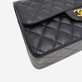 LARGE SORT CAVIAR CLASSIC DOUBLE FLAP