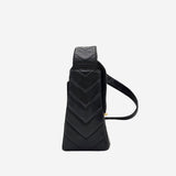 VINTAGE CHEVRON FLAP BAG