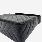 VINTAGE CHEVRON FLAP BAG