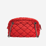 ORANGE BUBBLE QUILT CAMERA BAG