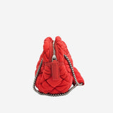 ORANGE BUBBLE QUILT CAMERA BAG