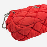 ORANGE BUBBLE QUILT CAMERA BAG