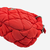 ORANGE BUBBLE QUILT CAMERA BAG
