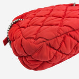 ORANGE BUBBLE QUILT CAMERA BAG