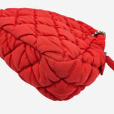 ORANGE BUBBLE QUILT CAMERA BAG