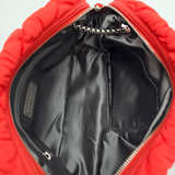 ORANGE BUBBLE QUILT CAMERA BAG