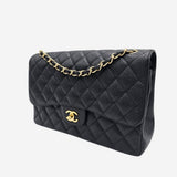 LARGE SORT CAVIAR CLASSIC DOUBLE FLAP