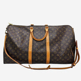 MONOGRAM CANVAS KEEPALL 55 BANDOULIERE