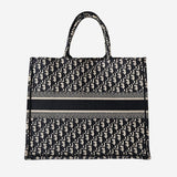 Large Oblique canvas book Tote