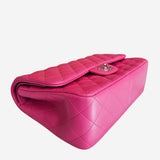 LARGE PINK CLASSIC DOUBLE FLAP