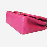 LARGE PINK CLASSIC DOUBLE FLAP