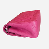 LARGE PINK CLASSIC DOUBLE FLAP