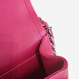 LARGE PINK CLASSIC DOUBLE FLAP
