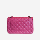 LARGE PINK CLASSIC DOUBLE FLAP