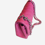 LARGE PINK CLASSIC DOUBLE FLAP