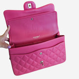 LARGE PINK CLASSIC DOUBLE FLAP