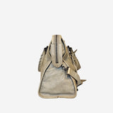 Støvet beige/grøn CITY BAG