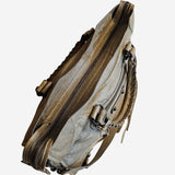 Støvet beige/grøn CITY BAG