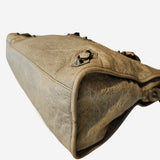 Støvet beige/grøn CITY BAG