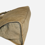 Støvet beige/grøn CITY BAG