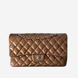 Bronzestribet PATENT CLASSIC DOUBLE FLAP MEDIUM