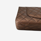 Bronzestribet PATENT CLASSIC DOUBLE FLAP MEDIUM