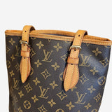 Monogram canvas bucket pm