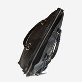 Sort metalic edge City bag