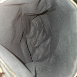 Sort metalic edge City bag