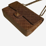 SUEDE CAVIAR CLASSIC DOUBLE FLAP MEDIUM