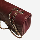 Chevron bordeaux full flap