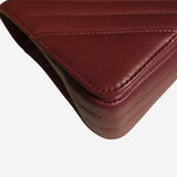 Chevron bordeaux full flap