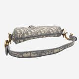 Oblique Jacquard saddle bag