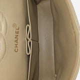 Beige CLASSIC DOUBLE FLAP SMALL