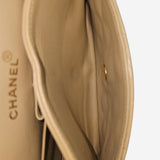 Beige CLASSIC DOUBLE FLAP SMALL