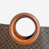 Macadam canvas round handle tote