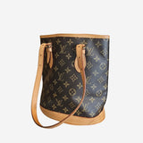 Monogram canvas bucket pm