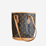 Monogram canvas bucket pm