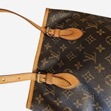 Monogram canvas bucket pm