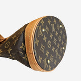 Monogram canvas bucket pm