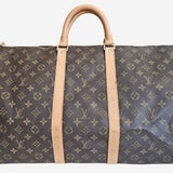 MONOGRAM CANVAS KEEPALL 55 BANDOULIERE