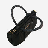 Nylon bow crossbody