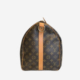 MONOGRAM CANVAS KEEPALL BANDOULIERE 50