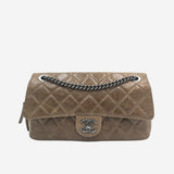 MEDIUM Aged calfskin EASY FLAP BAG